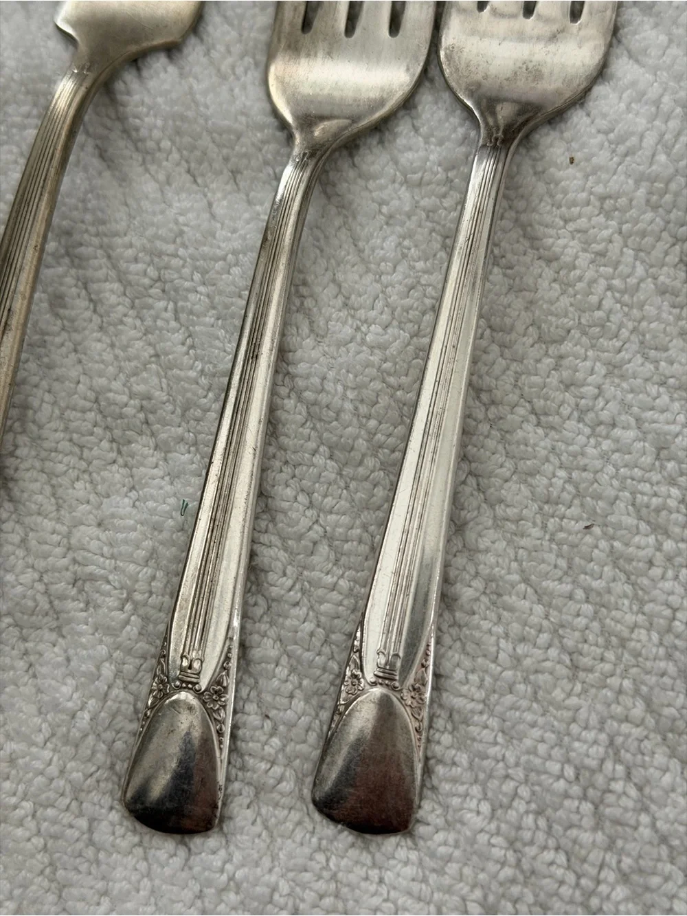 Vintage Silver Plated Flatware Set 30 Piece Assortment